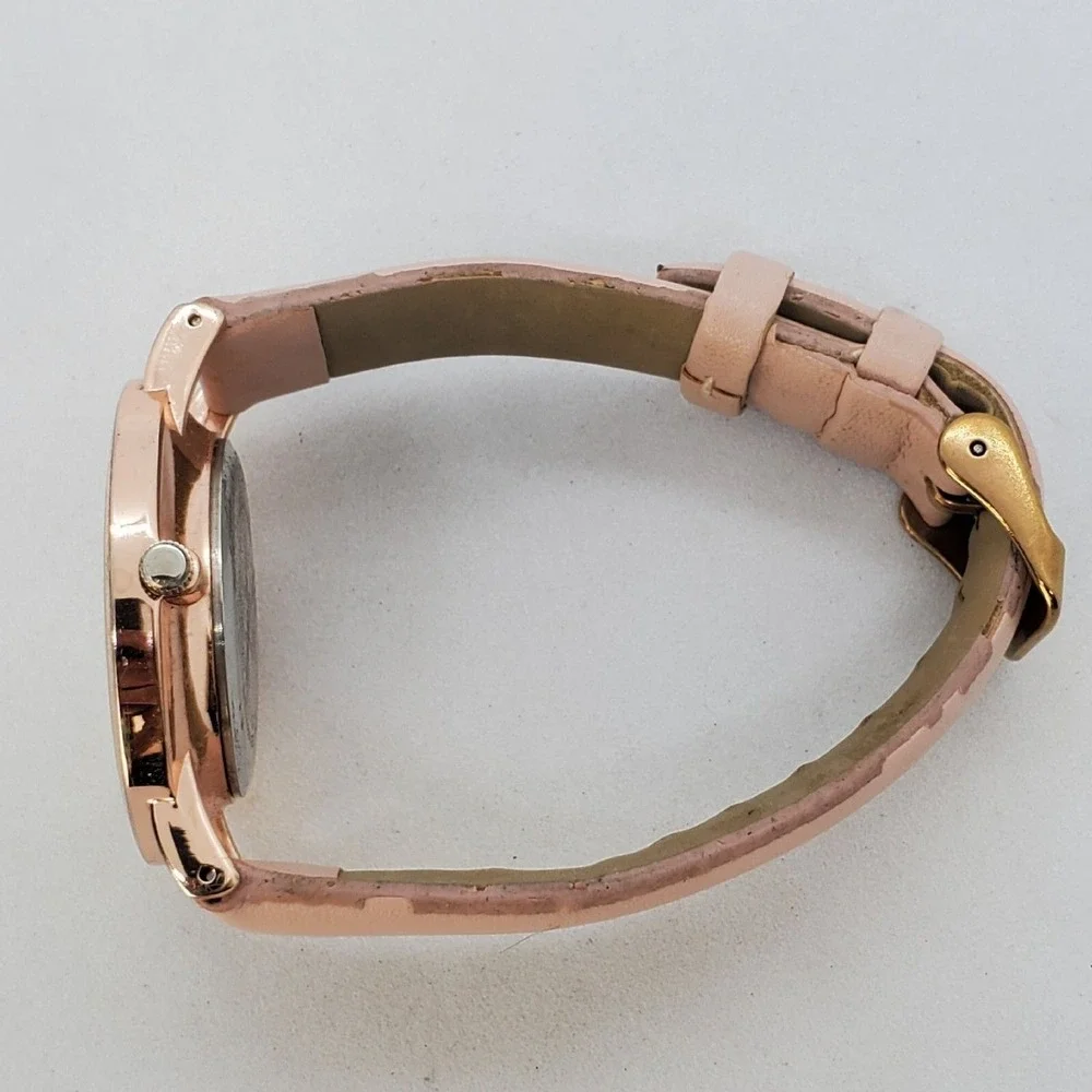 Women's‎ Watch 36MM White Dial Light Pink Bands New Battery
